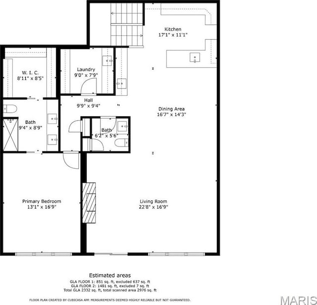 310 Captains Ct, Grafton, IL 62037 - floor plan / room layout