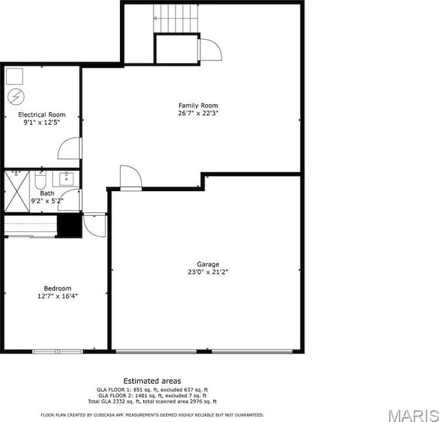 310 Captains Ct, Grafton, IL 62037 - home floor plan