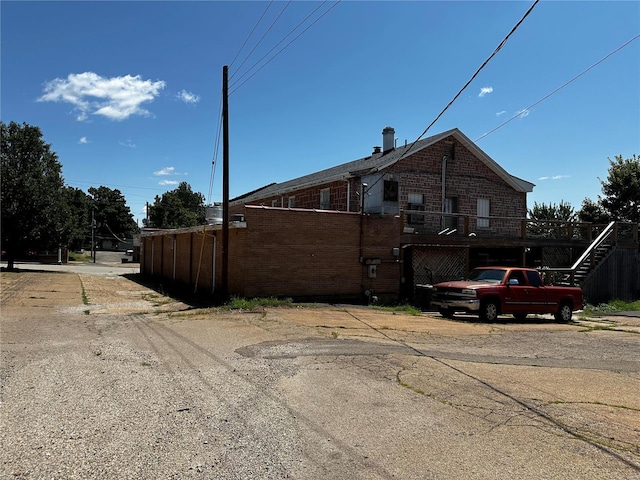 156 S Main St, Ironton, MO 63650 - view of side of property with brick siding