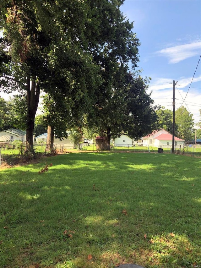 view of yard
