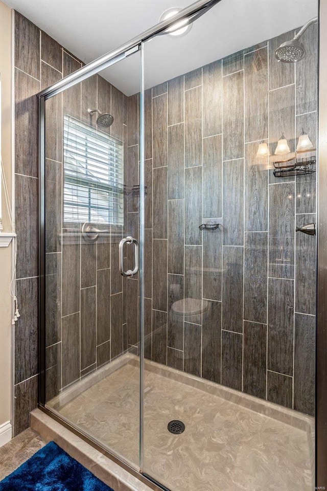 351 Cherry Creek Ln, Farmington, MO 63640 - full bathroom with a stall shower