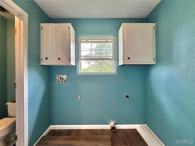 6624 State Route C, Saint Genevieve, MO 63670 - laundry room with hookup for a washing machine, hookup for an electric dryer, wood finished floors, and cabinet space