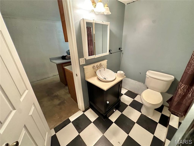 6624 State Route C, Saint Genevieve, MO 63670 - bathroom featuring tile patterned floors and vanity