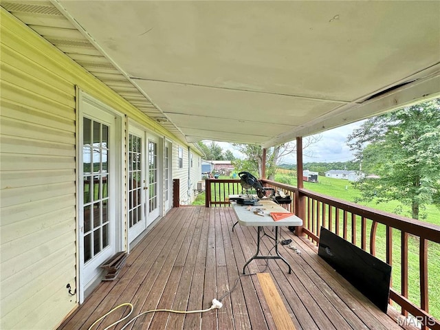 6624 State Route C, Saint Genevieve, MO 63670 - deck with french doors