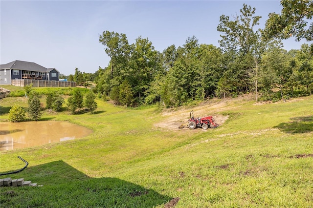 129 Jared St, Waynesville, MO 65583 - view of green lawn with a water view