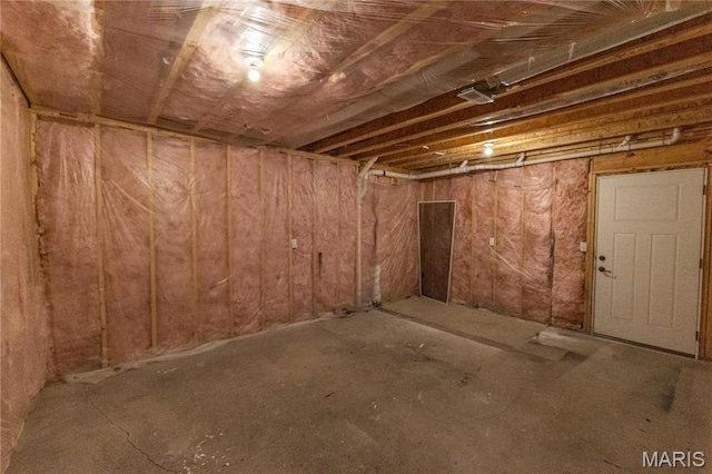 129 Jared St, Waynesville, MO 65583 - view of unfinished below grade area