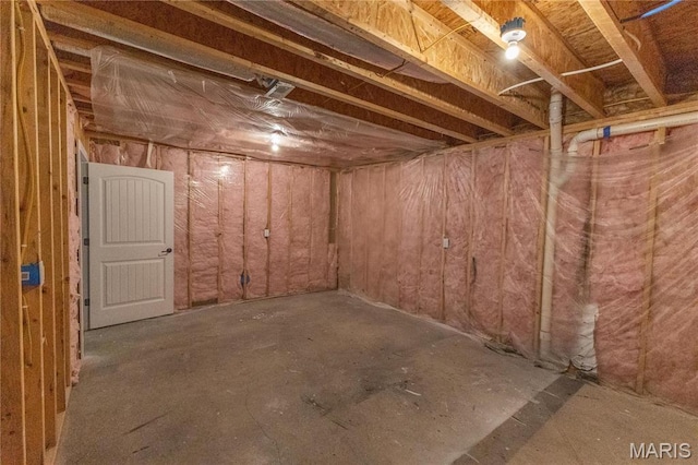 129 Jared St, Waynesville, MO 65583 - view of unfinished below grade area