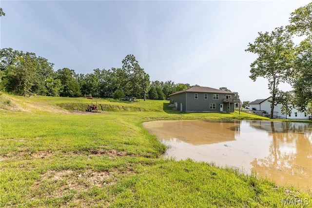 129 Jared St, Waynesville, MO 65583 - view of green lawn with a water view