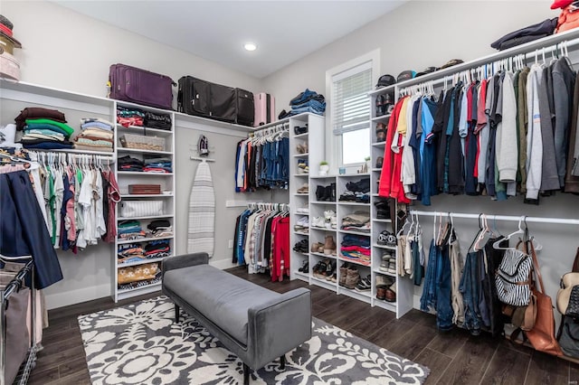 128 Jared St, Waynesville, MO 65583 - spacious closet with wood finished floors