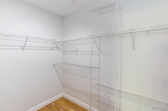 1010 Winter Lake Dr, Fenton, MO 63026 - spacious closet featuring wood finished floors