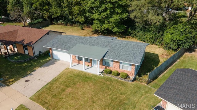 12063 Trampe Heights Ln, Saint Louis, MO 63138 - view from above of property
