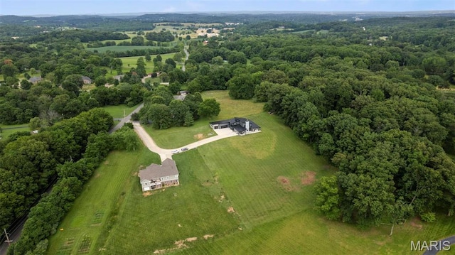 173 Tate Rdg, Cape Girardeau, MO 63701 - aerial view of property's location with rural landscape