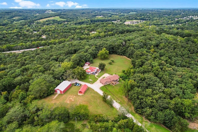 7102 Shadow Ln, Villa Ridge, MO 63089 - aerial overview of property's location featuring a forest