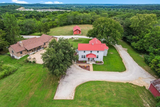 7102 Shadow Ln, Villa Ridge, MO 63089 - view of subject property featuring a heavily wooded area
