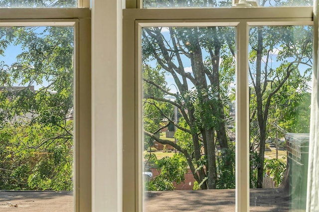 view of doorway to outside