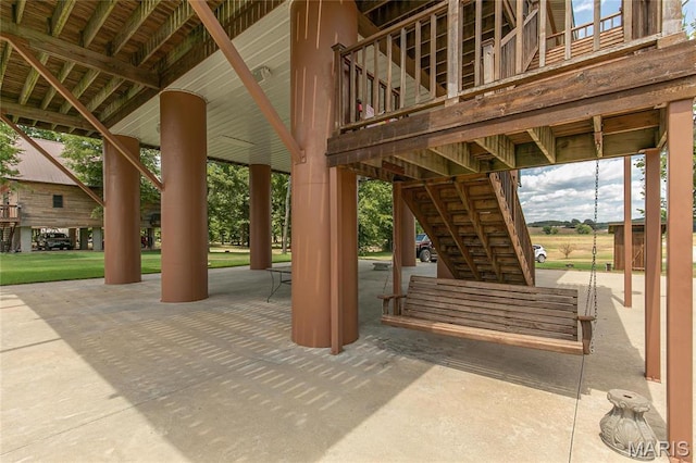 1901 River Valley Rd, Doniphan, MO 63935 - view of patio with stairs