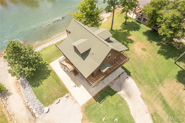 1901 River Valley Rd, Doniphan, MO 63935 - view from above of property with a nearby body of water