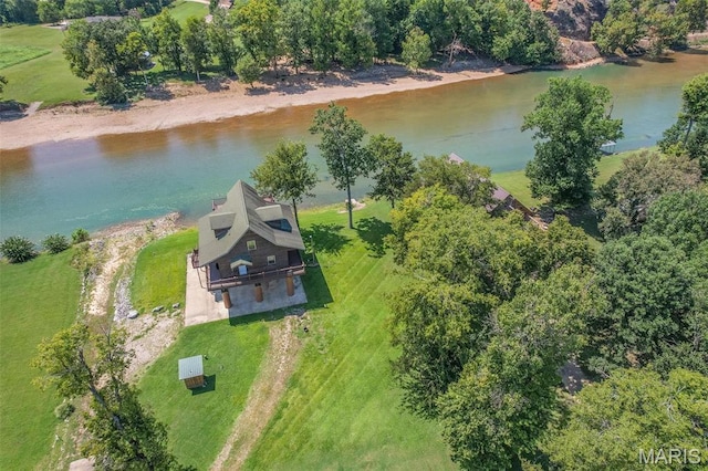1901 River Valley Rd, Doniphan, MO 63935 - aerial view of property and surrounding area with a nearby body of water