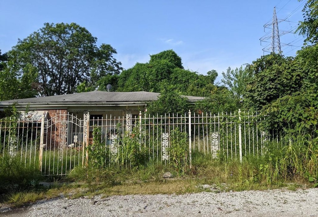 gate with fence