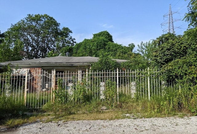 gate with fence