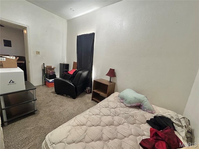 410 N Main St, Red Bud, IL 62278 - carpeted bedroom with a textured wall