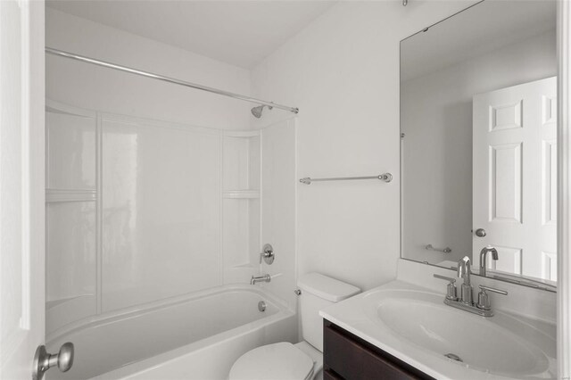 106 Harrow Dr, Ofallon, MO 63385 - full bath featuring vanity, toilet, and bathtub / shower combination
