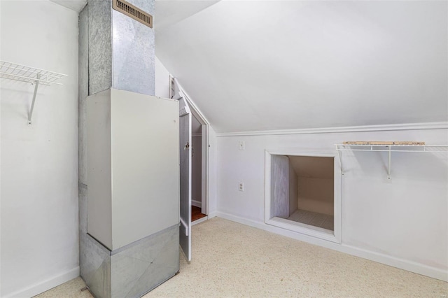 371 Jefferson St, Saint Genevieve, MO 63670 - bonus room with vaulted ceiling, heating unit, and baseboards