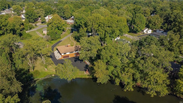 1 Debby Ln, Belleville, IL 62223 - aerial view of property and surrounding area with a nearby body of water and a forest