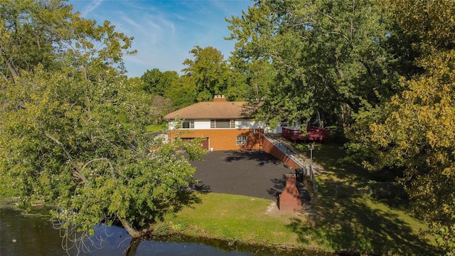 1 Debby Ln, Belleville, IL 62223 - aerial view of property and surrounding area featuring a nearby body of water