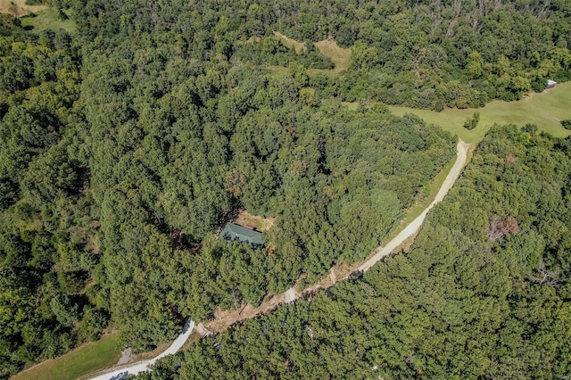 28 Acacia Dr, Conway, MO 65632 - aerial view of property's location featuring a heavily wooded area
