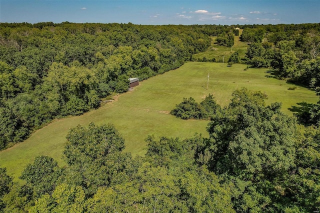 28 Acacia Dr, Conway, MO 65632 - aerial view of property's location featuring a heavily wooded area