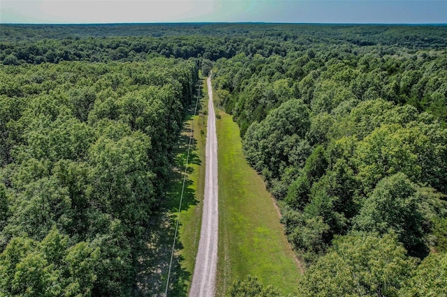 28 Acacia Dr, Conway, MO 65632 - aerial view of a heavily wooded area