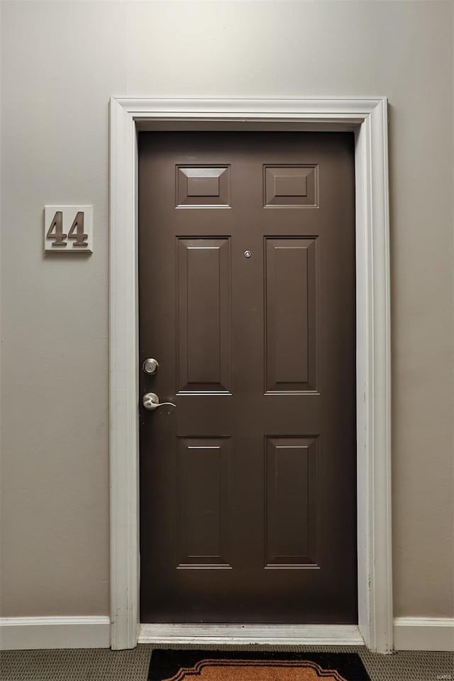 5636 Waterman Blvd # 4Enw, Saint Louis, MO 63112 - view of doorway to property