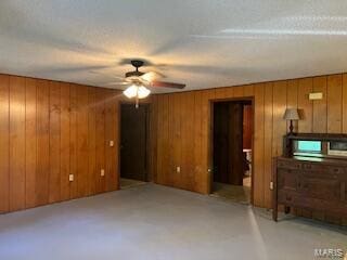 1742 Date Dr, Summersville, MO 65571 - unfurnished bedroom with wooden walls