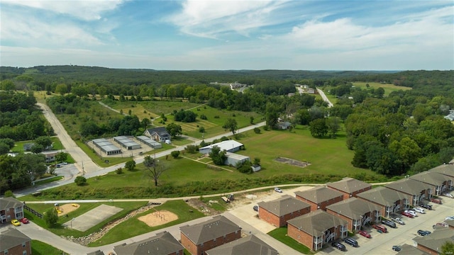 2400 Vichy Rd, Rolla, MO 65401 - aerial view of residential area with a heavily wooded area