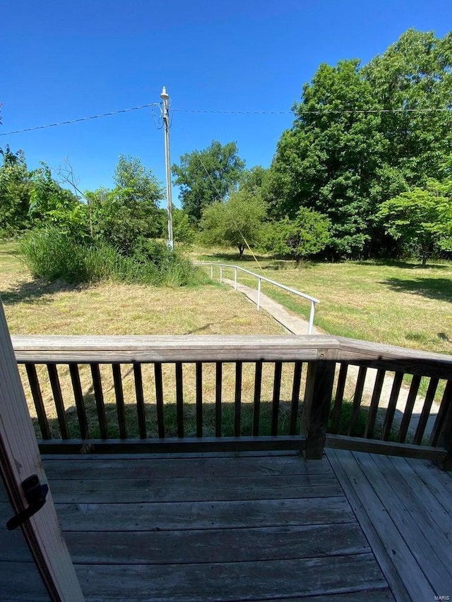 37 County Road 343, Benton Township, MO 65626 - deck with a yard