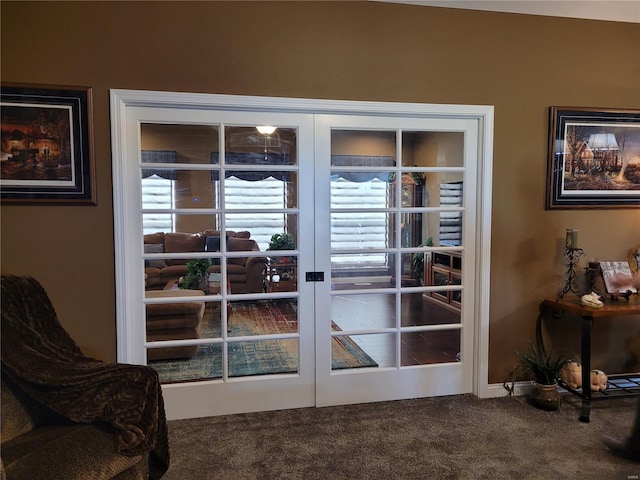 10359 Bounds Rd, Shipman, IL 62685 - doorway with carpet floors