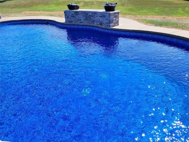 10359 Bounds Rd, Shipman, IL 62685 - outdoor pool featuring a lawn