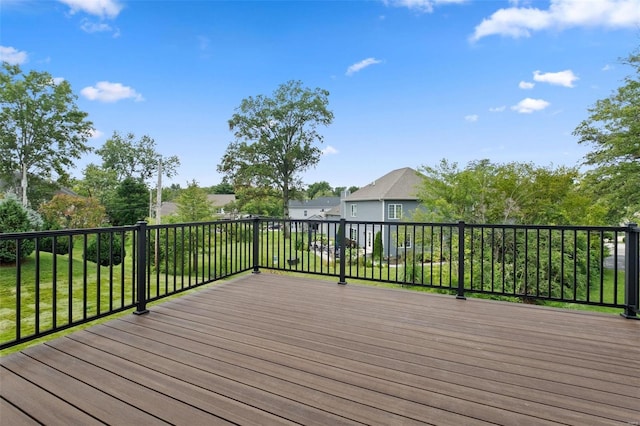 1315 Breezeridge Dr, Saint Louis, MO 63131 - view of wooden deck