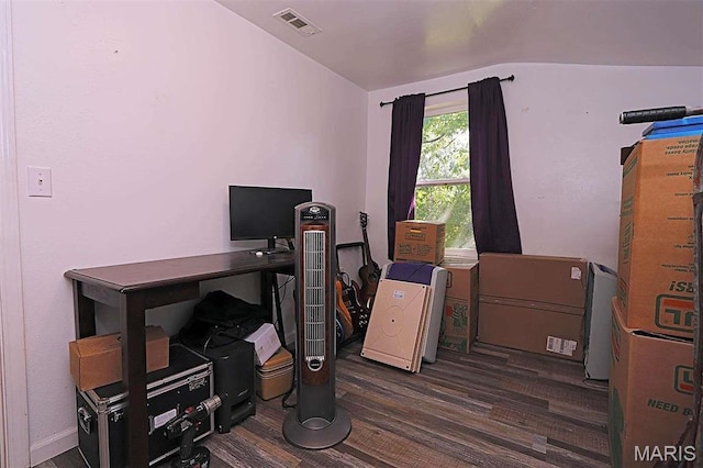 1439 N Spanish St, Cape Girardeau, MO 63701 - office with dark wood-type flooring