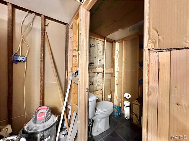 220 Louise St, Bonne Terre, MO 63628 - bathroom with toilet and tile patterned flooring