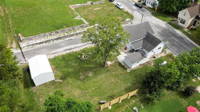 1137 Main St, Maeystown, IL 62256 - aerial view of property and surrounding area