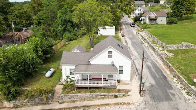 1137 Main St, Maeystown, IL 62256 - aerial view of residential area