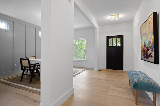 2017 Woodsey Dr, Brentwood, MO 63144 - entrance foyer featuring light wood-type flooring and baseboards