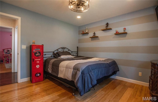 382 Christina Ln, Poplar Bluff, MO 63901 - bedroom with light wood-style flooring and recessed lighting