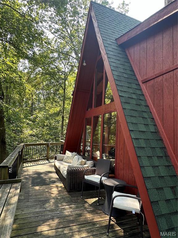 2359 Kitzbuhl Way S, Innsbrook, MO 63390 - deck featuring an outdoor hangout area