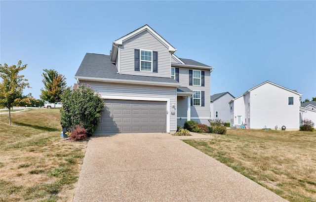 120 Kelcross, Wentzville, MO 63385 - traditional home with driveway, a garage, and a front yard
