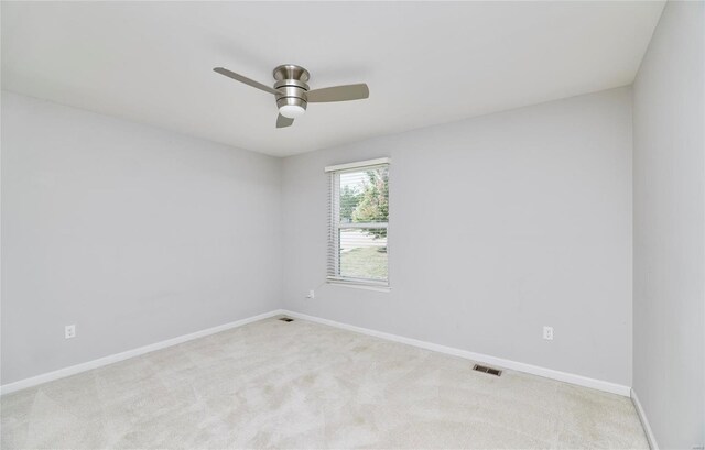 120 Kelcross, Wentzville, MO 63385 - carpeted spare room featuring ceiling fan and baseboards