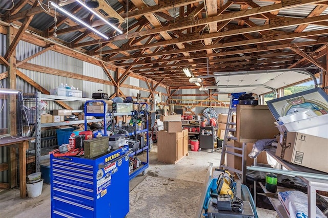 4002 County Road 20, Belleview, MO 63623 - garage featuring a workshop area