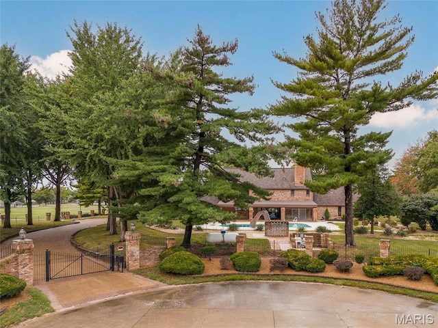 3112 Parkview Dr, Granite City, IL 62040 - view of property's community featuring a gate and a swimming pool